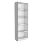 Bibliothèque à double armoire 5 étagères de 74 po de largeur – Ensemble de 3