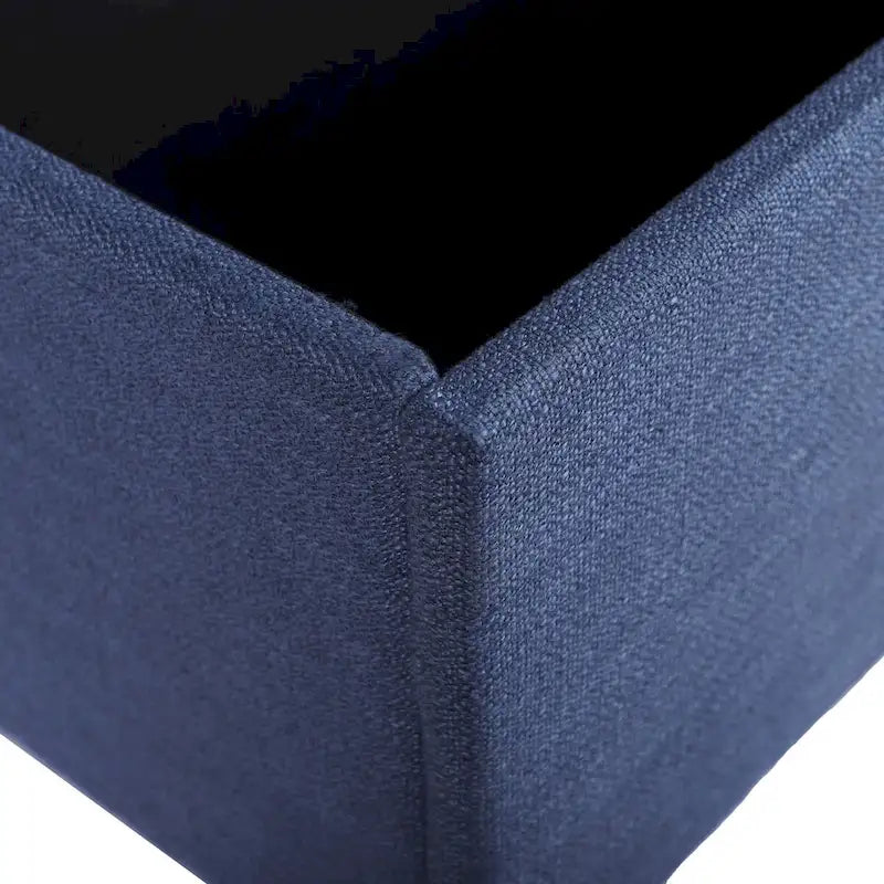 Banc de rangement ottoman extra long de 140 cm avec coffre de rangement à couvercle rabattable et assise rembourrée pour entrée et pied de lit
