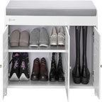 Banc de rangement pour chaussures Meuble à chaussures - 34,8 P x 100,1 L x 50,5 H