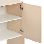 Grand buffet de 152 cm avec 4 portes, style minimaliste