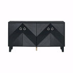 Meuble de rangement de luxe léger à motifs géométriques