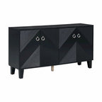 Meuble de rangement de luxe léger à motifs géométriques