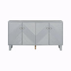Meuble de rangement de luxe léger à motifs géométriques