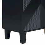 Meuble de rangement de luxe léger à motifs géométriques