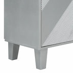 Meuble de rangement de luxe léger à motifs géométriques