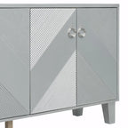 Meuble de rangement de luxe léger à motifs géométriques