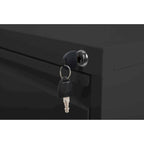 Meuble de classement vertical en métal à 4 tiroirs de 38 cm de large avec serrure, pour le bureau ou la maison, format A4/Legal/Lettre
