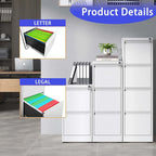 Meuble de classement vertical en métal à 4 tiroirs de 38 cm de large avec serrure, pour le bureau ou la maison, format A4/Legal/Lettre