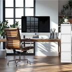Meuble de classement vertical en métal à 4 tiroirs de 38 cm de large avec serrure, pour le bureau ou la maison, format A4/Legal/Lettre