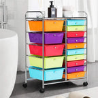 Chariot de rangement à 15 tiroirs - 14.5P x 25L x 34.5H