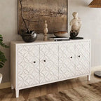Meuble d'appoint 4 portes Meuble en bois Buffet de rangement