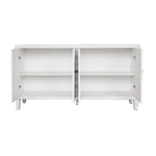 Meuble d'appoint 4 portes Meuble en bois Buffet de rangement