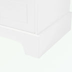 Meuble de Rangement de Salle de Bain avec 2 Portes et 4 Tiroirs
