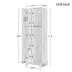 Meuble de rangement à deux portes pour salle de bain