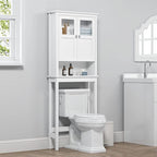 Meuble de rangement pour salle de bain au-dessus des toilettes - 7,8P x 25,59L x 66,93H