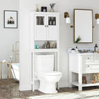 Meuble de rangement pour salle de bain au-dessus des toilettes - 7,8P x 25,59L x 66,93H