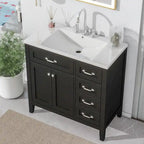 Meuble-lavabo avec tiroirs et évier intégré