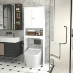 Meuble de rangement au-dessus des toilettes, Étagère de salle de bain au-dessus des toilettes, Organisateur de rangement pour salle de bain, Économiseur d'espace de salle de bain en bois