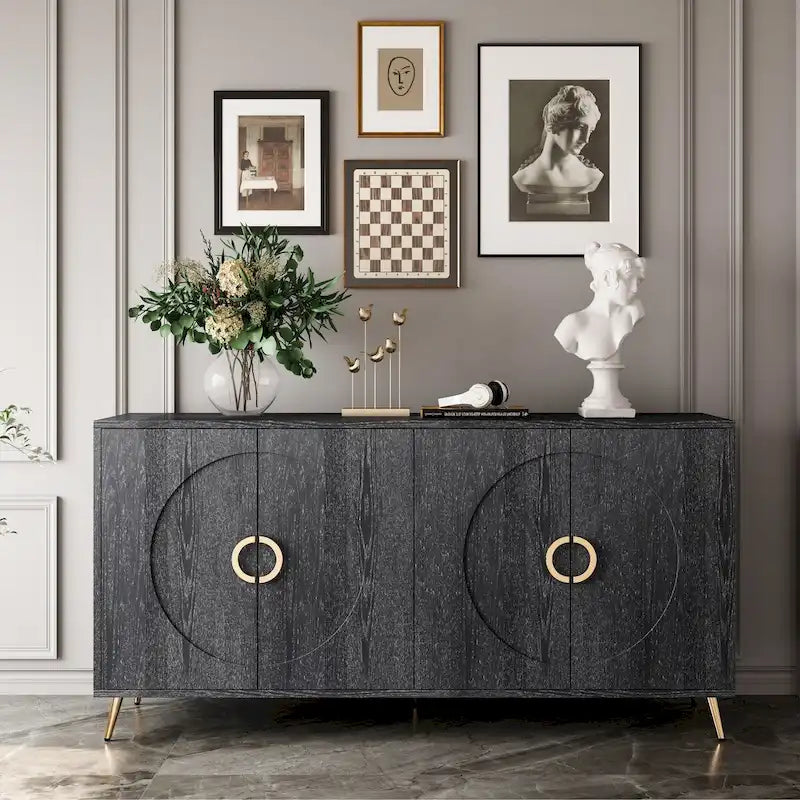 Buffet commode à 4 portes en bois 59,84 W - S.O.